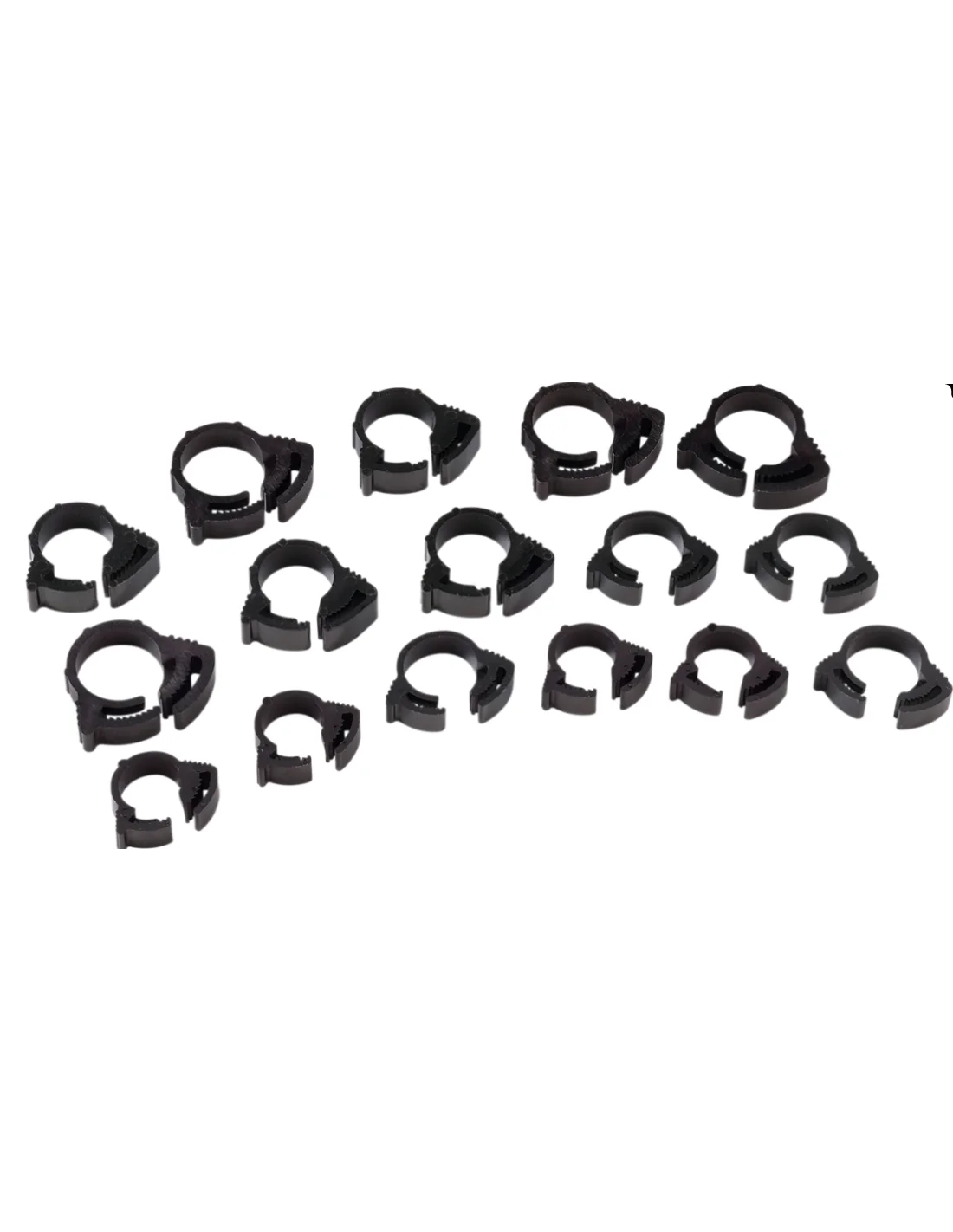 Clamps in Nylon Salva Spazio kit 16 Pezzi