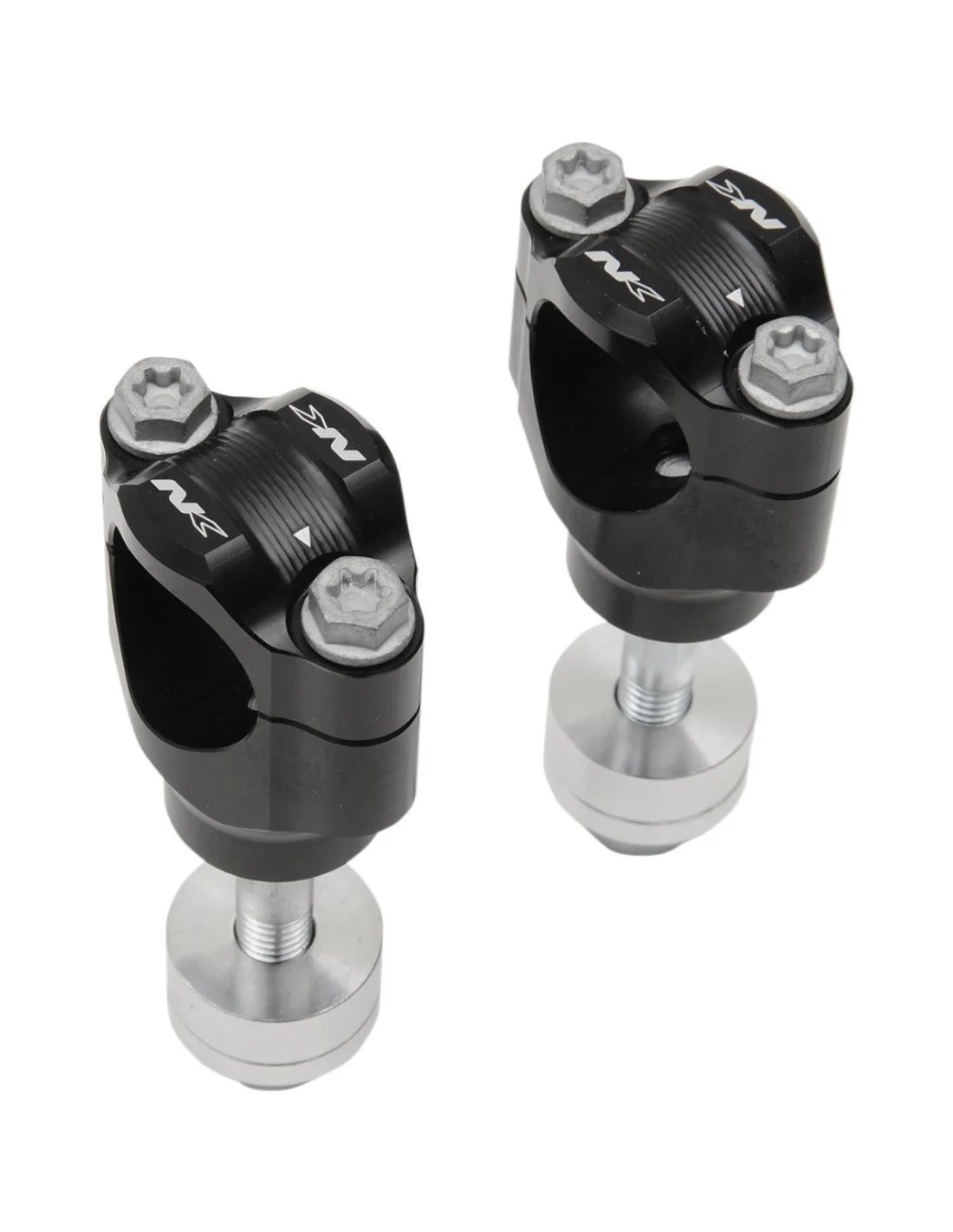 Clamps montaggio manubrio Neken 28 mm vite diam. 12