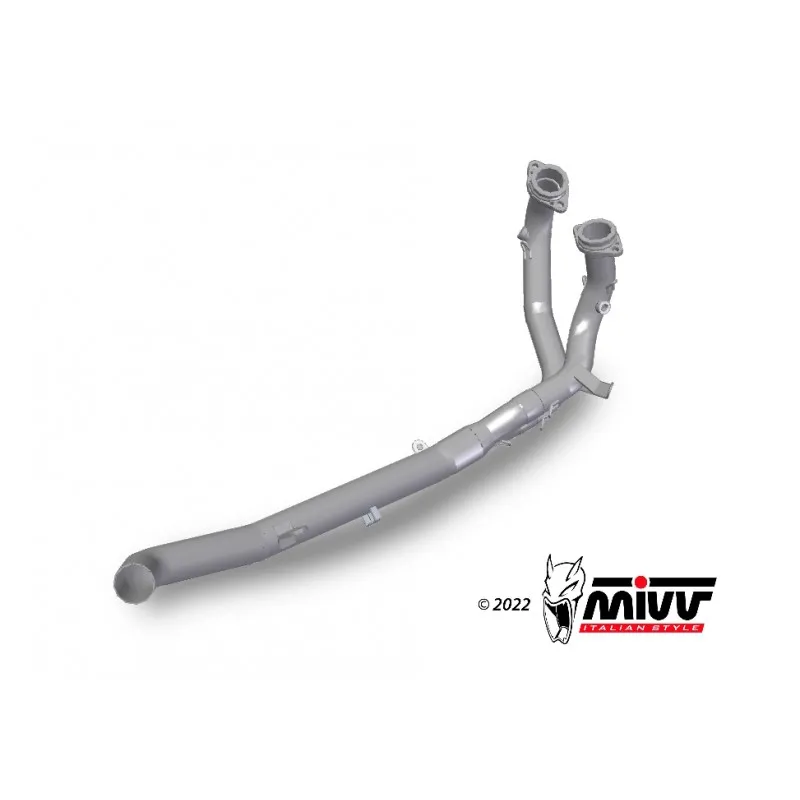 COLLETTORI RACING MIVV IN ACCIAIO HONDA AFRICA TWIN 1100 2020-2023