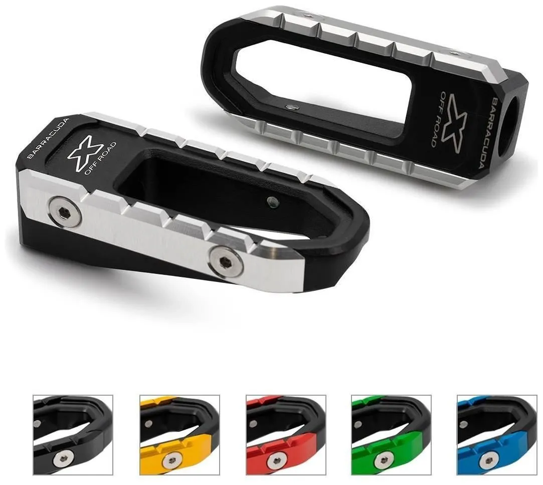 Coppia di poggiapiedi X-OFFROAD Barracuda da abbinare al supporto snodato specifico