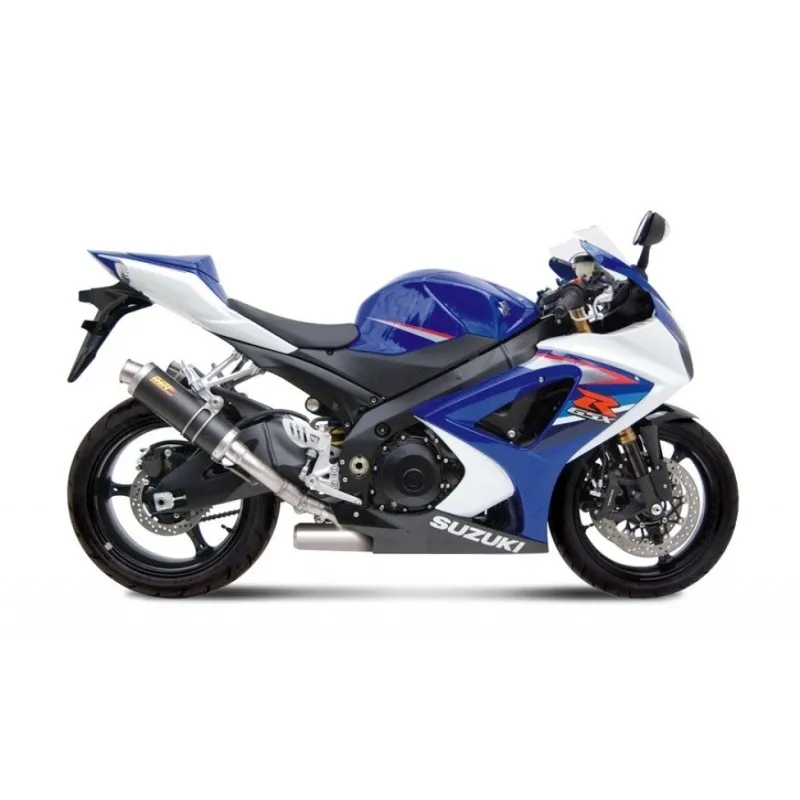 COPPIA TERMINALI MIVV GP SUZUKI GSX-R 1000 2007-2008, OMOLOGATI CARBONIO