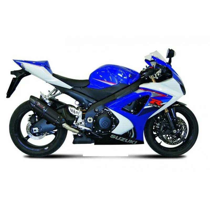 COPPIA TERMINALI MIVV SUONO SUZUKI GSX-R 1000 2007-2008, OMOLOGATI BLACK