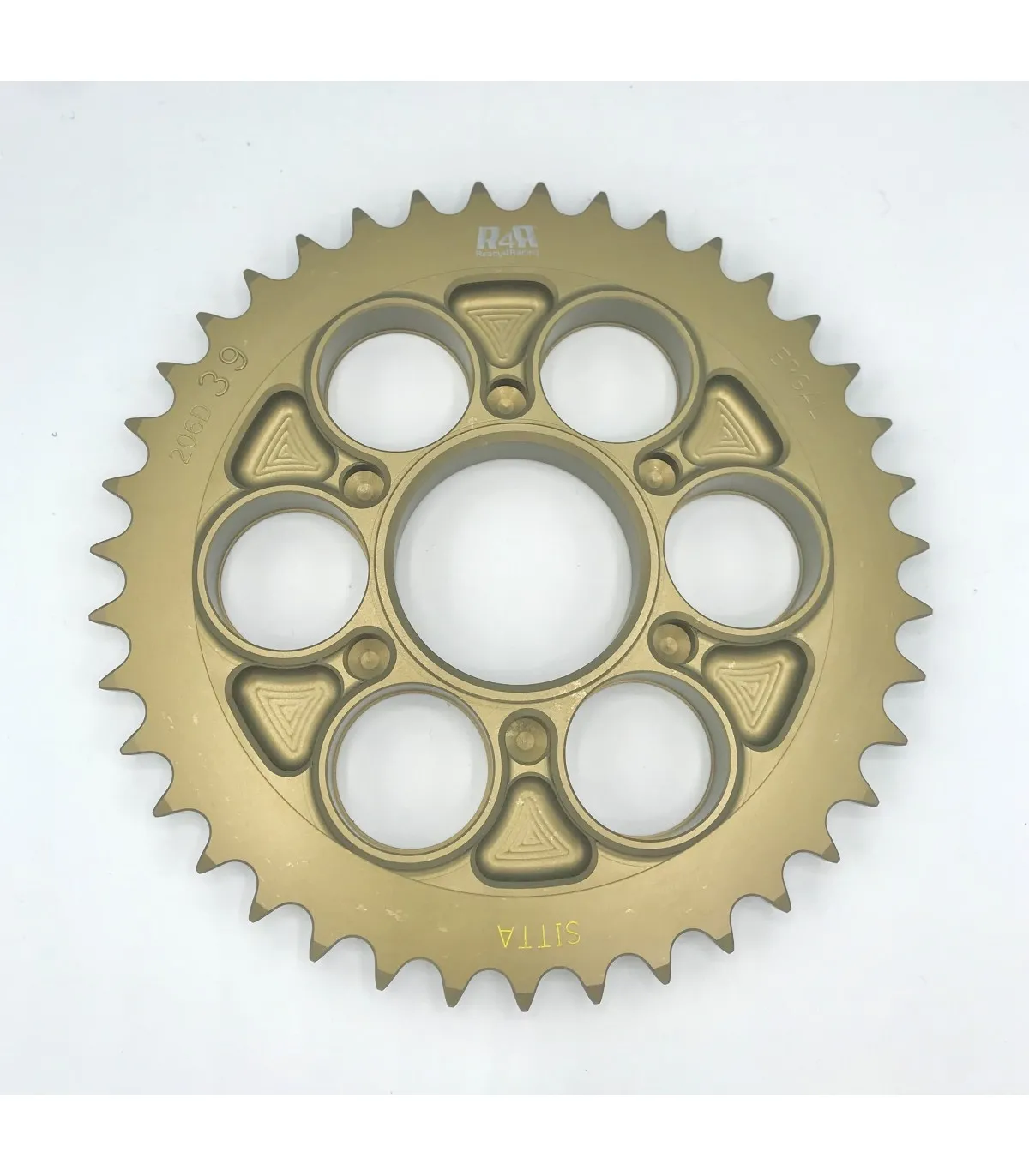 Corona in Ergal Sitta Ossido Duro passo 520 Ducati Monobraccio 1098 - 1198