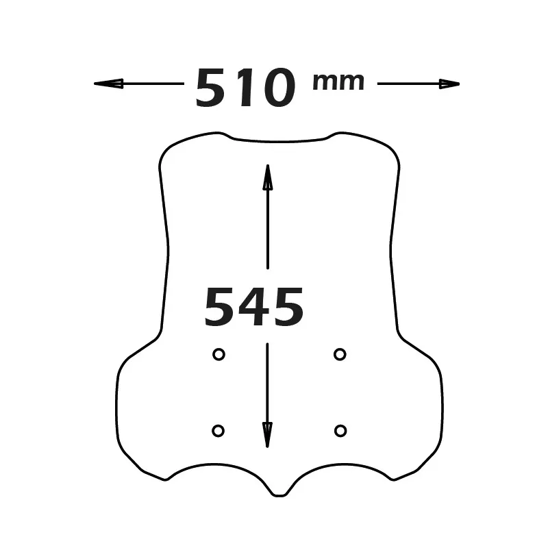 CUPOLINO ISOTTA ALTA PROTEZIONE MOTO GUZZI V85 TT 2021-2023, TRASPARENTE