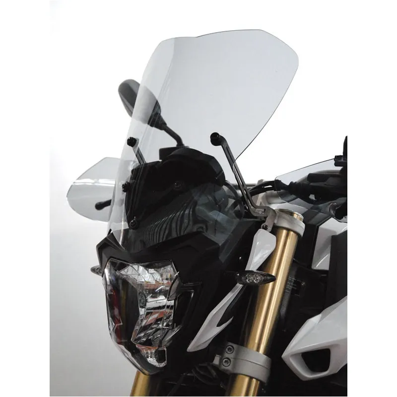 CUPOLINO ISOTTA ALTA PROTEZIONE PER ATTACCHI OEM BMW F 800 R 2015-2019, FUME' CHIARO