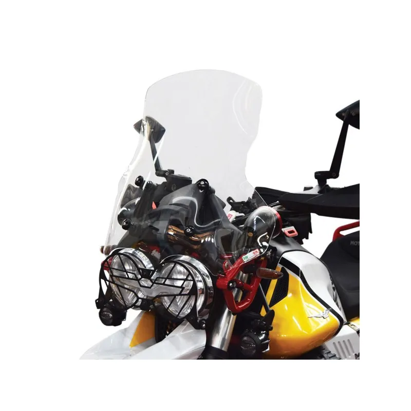 CUPOLINO ISOTTA ALTA PROTEZIONE TIPO OEM MOTO GUZZI V85 TT 2021-2023, TRASPARENTE