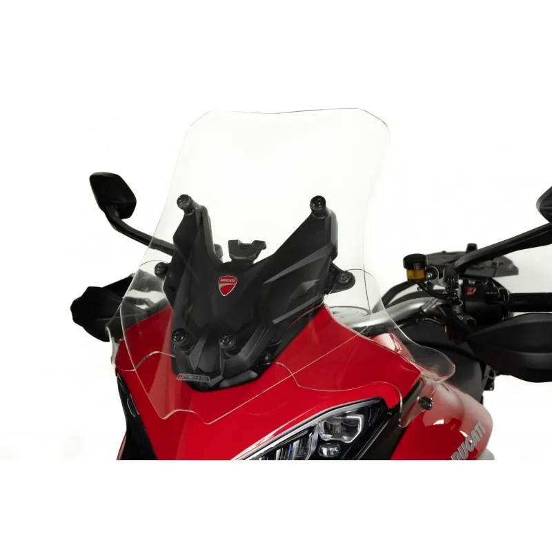 CUPOLINO ISOTTA MEDIA PROTEZIONE DUCATI MULTISTRADA V4 RALLY 2023-2024, TRASPARENTE