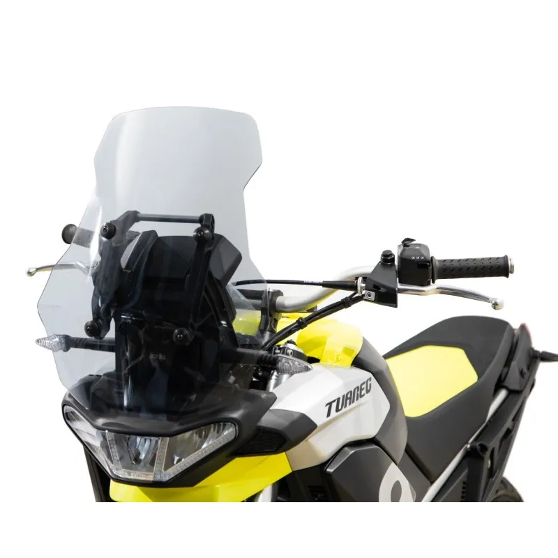 CUPOLINO ISOTTA TOURING MEDIA PROTEZIONE APRILIA TUAREG 660 2022-2024, FUME' CHIARO