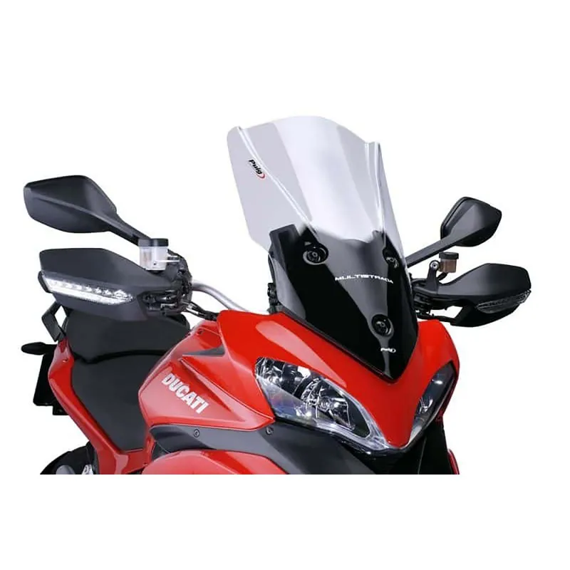 CUPOLINO PUIG TOURING PLUS DUCATI MULTISTRADA 1200 S 2013-2014, FUME CHIARO