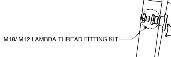 Boccola/adattatore sonda lambda-18601261