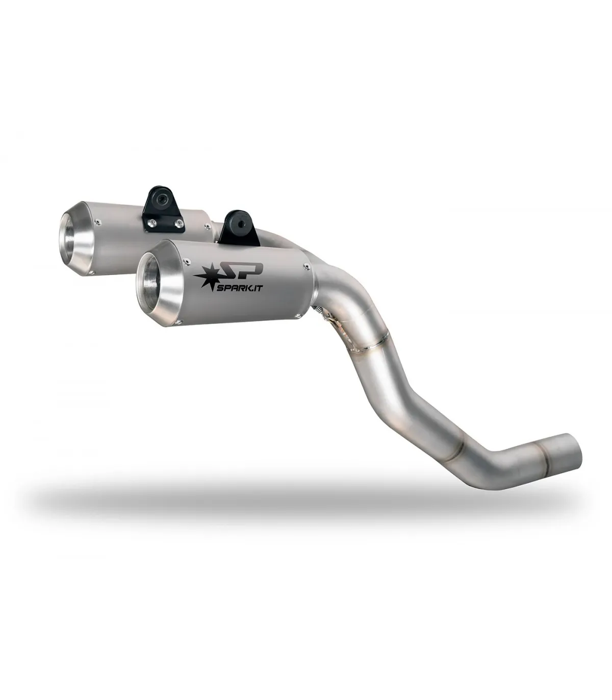 DUE SILENZIATORI TITANIO MOTOGP SPARK DUCATI MONSTER 1200 R 2016-2018
