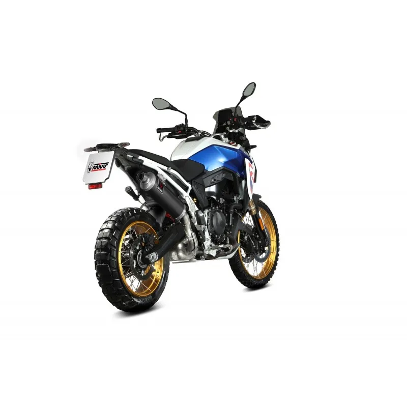EXHAUST MIVV DAKAR BMW F 900 GS 2024 (EURO 5+), APPROVED STEEL BLACK