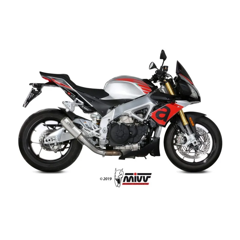 EXHAUST MIVV MK3 APRILIA TUONO V4 1100 RR 2017-2020, NOT APPROVED STEEL
