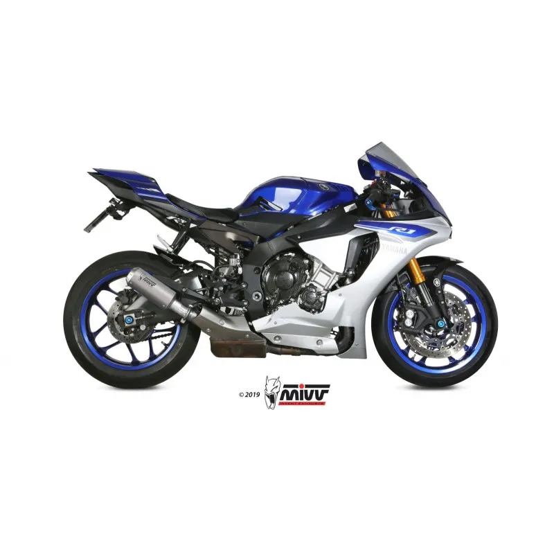 EXHAUST MIVV MK3 YAMAHA R1 2015-2019, APPROVED STEEL