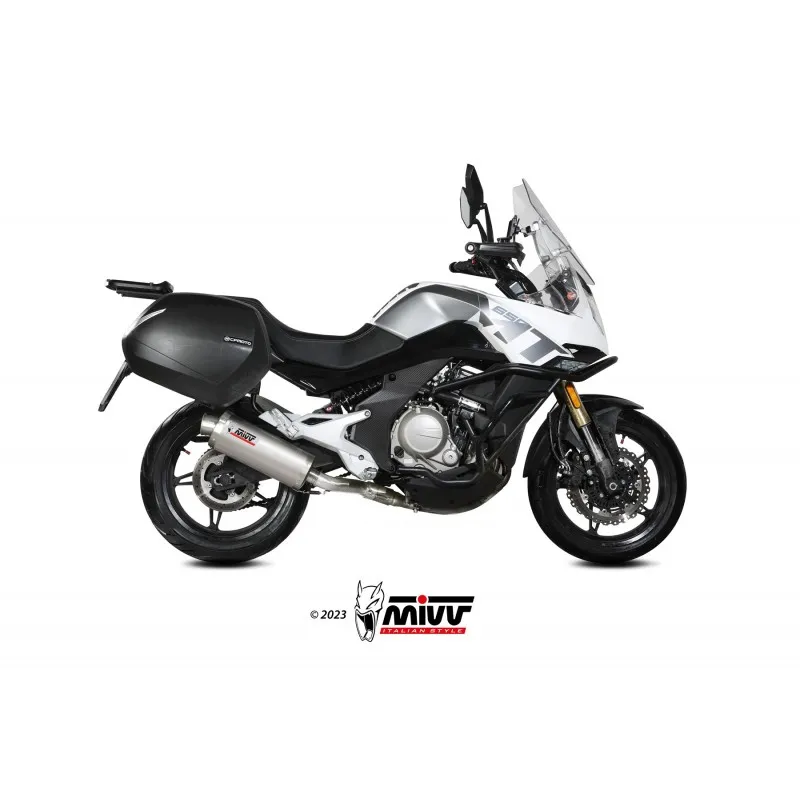 EXHAUST MIVV OVALE CF MOTO 650 MT 2021-2024, DEKAT STEEL