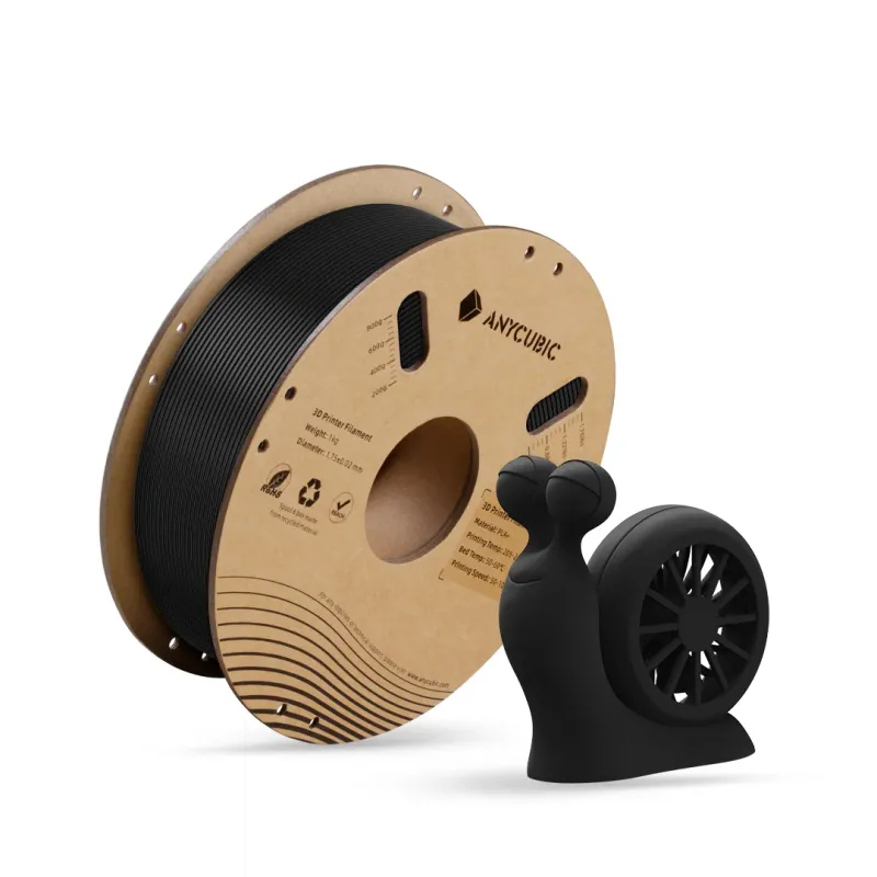 Filamento PLA+ ANYCUBIC 1.75mm per Stampante 3D, Precisione Dimensionale +/- 0.02mm, Bobina da 1kg (2.2 Libbre)