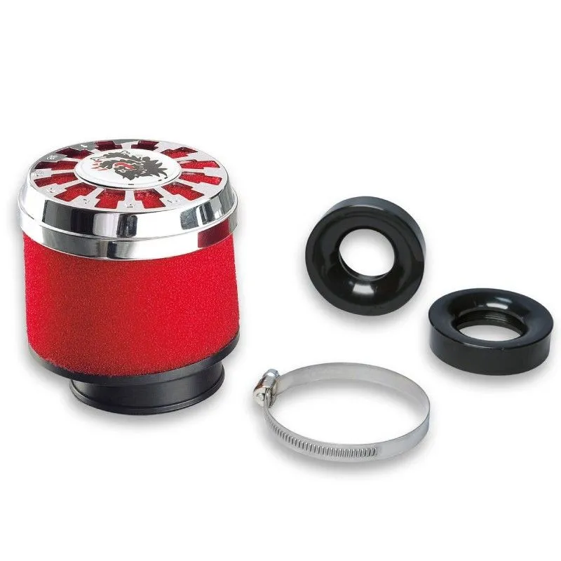 FILTRO ARIA RED FILTER MALOSSI E13 CON 60 DRITTO CARBURATORI FILETTATI