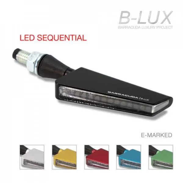 Frecce a led sequenziale Barracuda modello SQB-LED B-LUX (omologate - COPPIA)