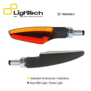 Frecce Lightech Fre935 Nero omologato E8 luci posizione stop e indicatore direzione