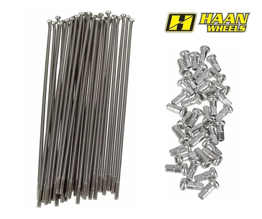 Kit raggi Haan Wheels cerchio 18 BETA RR 125 2018-2022 BETA RR 250 / 300 / 350 2013-2022 BETA RR 390 / 430 / 480 2015-2022 BETA RR 400 / 450 / 498 2013-2014 BETA Xtrainer 250 2017-2022 BETA Xtrainer 300 2015-2022