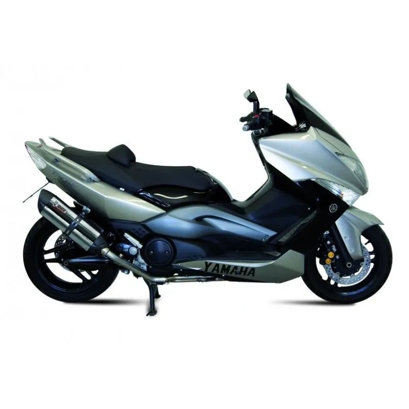 IMPIANTO DI SCARICO COMPLETO MIVV SUONO YAMAHA T-MAX 2008-2011, DEKAT ACCIAIO/CARBONIO