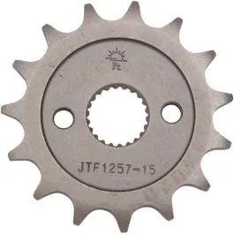 JT SPROCKETS JTF1257.15 FRONT REPLACEMENT SPROCKET 15 TEETH 428 PITCH NATURAL STEEL
