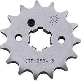 JT SPROCKETS JTF1263.15 FRONT REPLACEMENT SPROCKET 15 TEETH 420 PITCH NATURAL STEEL