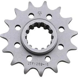 JT SPROCKETS JTF1269.15 FRONT REPLACEMENT SPROCKET 15 TEETH 520 PITCH NATURAL STEEL