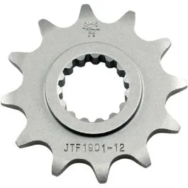 JT SPROCKETS JTF1901.12 FRONT REPLACEMENT SPROCKET 12 TEETH 520 PITCH NATURAL STEEL