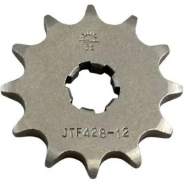 JT SPROCKETS JTF428.12 FRONT REPLACEMENT SPROCKET 12 TEETH 428 PITCH NATURAL STEEL