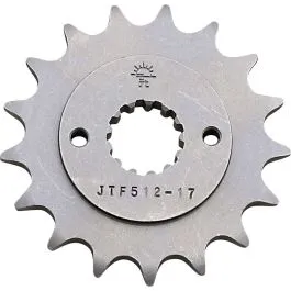 JT SPROCKETS JTF512.17 FRONT REPLACEMENT SPROCKET 17 TEETH 520 PITCH NATURAL STEEL