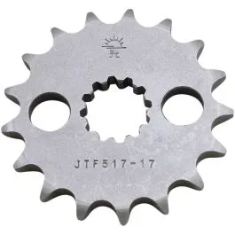 JT SPROCKETS JTF517.17 FRONT REPLACEMENT SPROCKET 17 TEETH 530 PITCH NATURAL STEEL