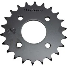 JT SPROCKETS JTR1795.22 REAR REPLACEMENT SPROCKET 22 TEETH 520 PITCH NATURAL C49 HIGH CARBON STEEL