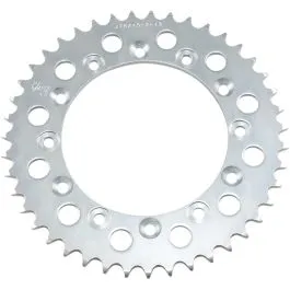 JT SPROCKETS JTR245/2.43 REAR REPLACEMENT SPROCKET 43 TEETH 520 PITCH NATURAL C49 HIGH CARBON STEEL