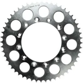 JT SPROCKETS JTR245/2.52 REAR REPLACEMENT SPROCKET 52 TEETH 520 PITCH NATURAL C49 HIGH CARBON STEEL