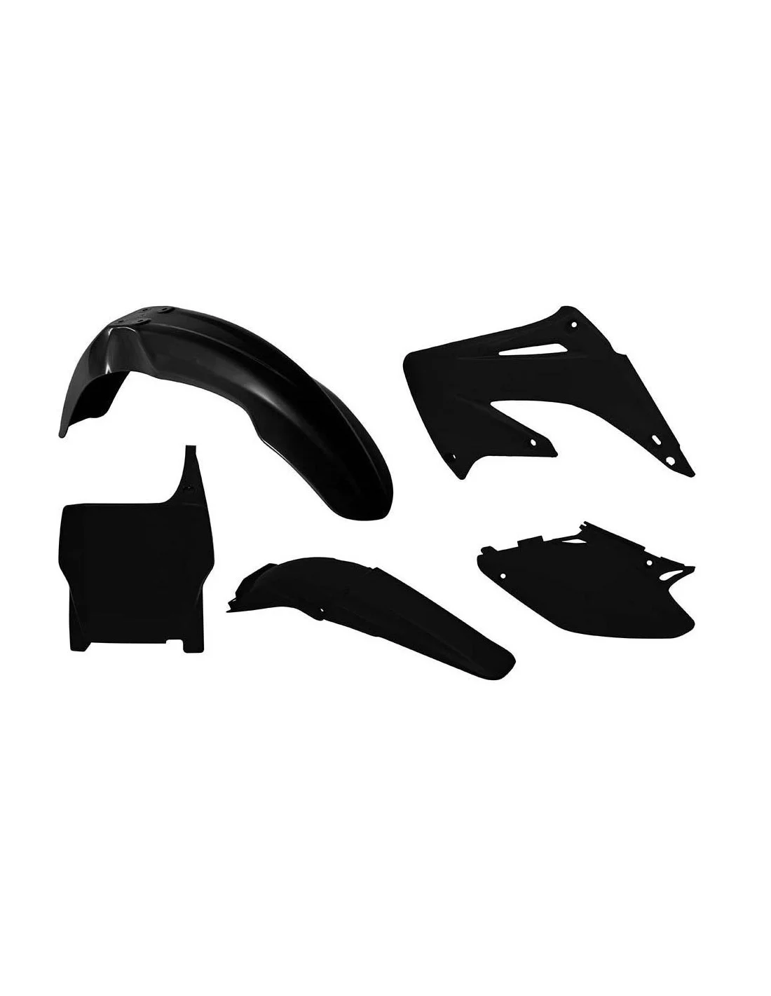Kit plastiche motocross Racetech Honda nero