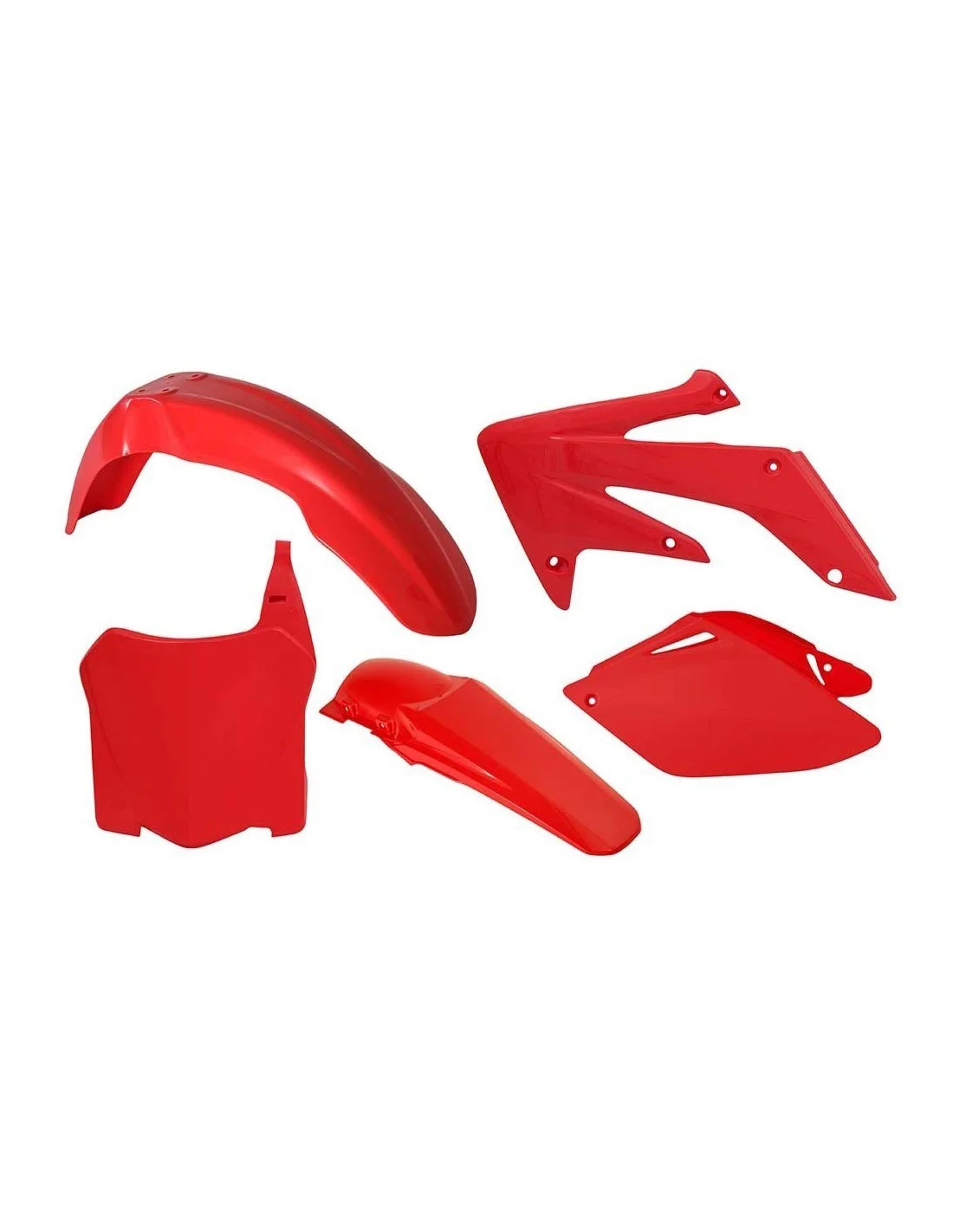 Kit plastiche motocross Racetech Honda Rosse