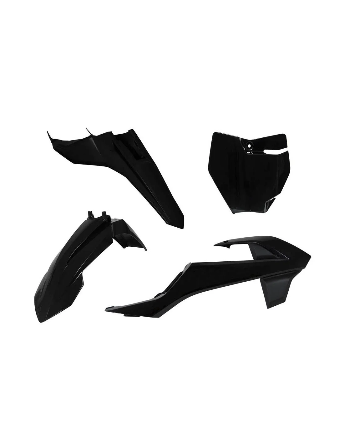 Kit plastiche motocross Racetech Ktm nero