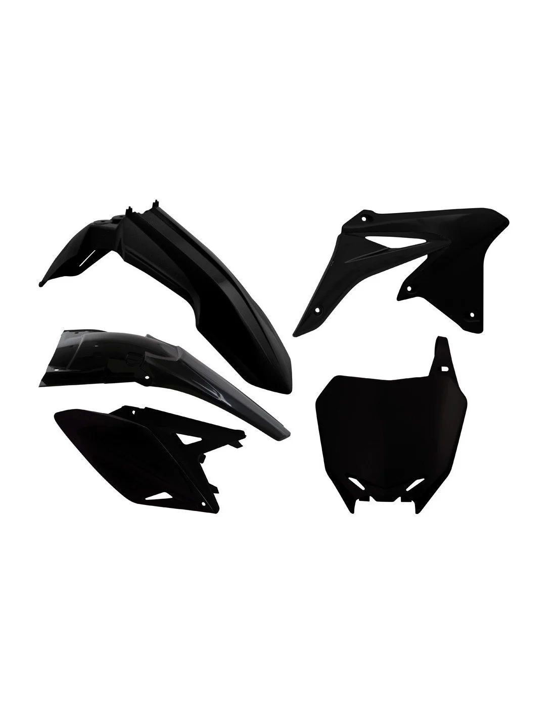 Kit plastiche motocross Racetech Suzuki nero