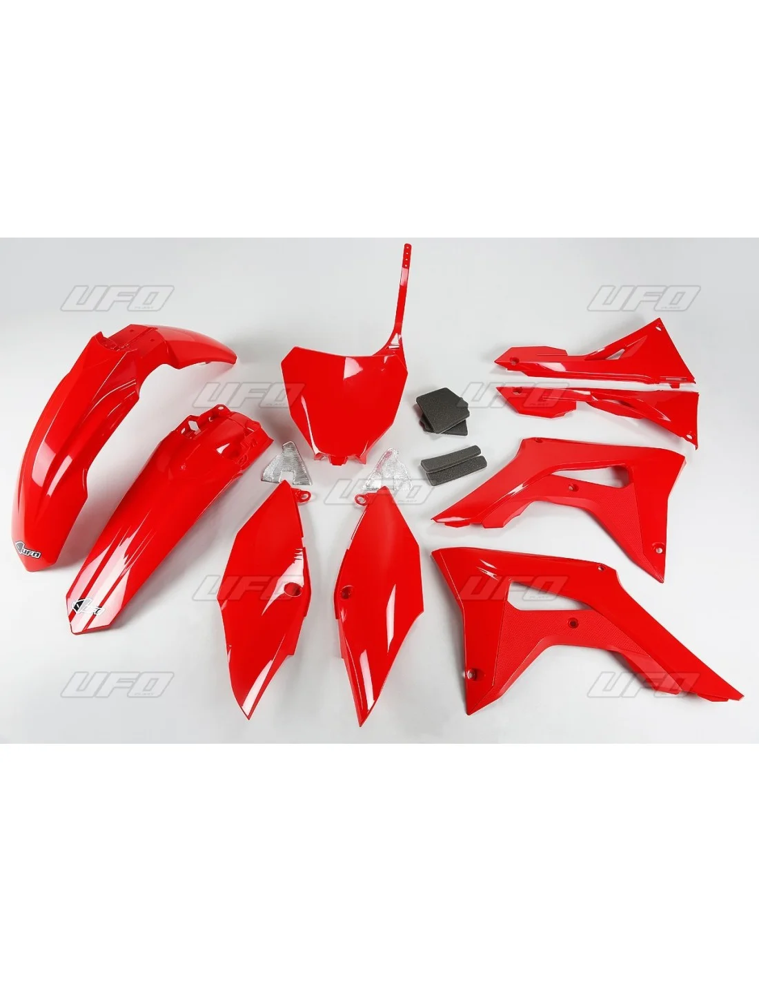 Kit plastiche motocross Ufo Honda CRF 450 17- CRF 250 18- rosse