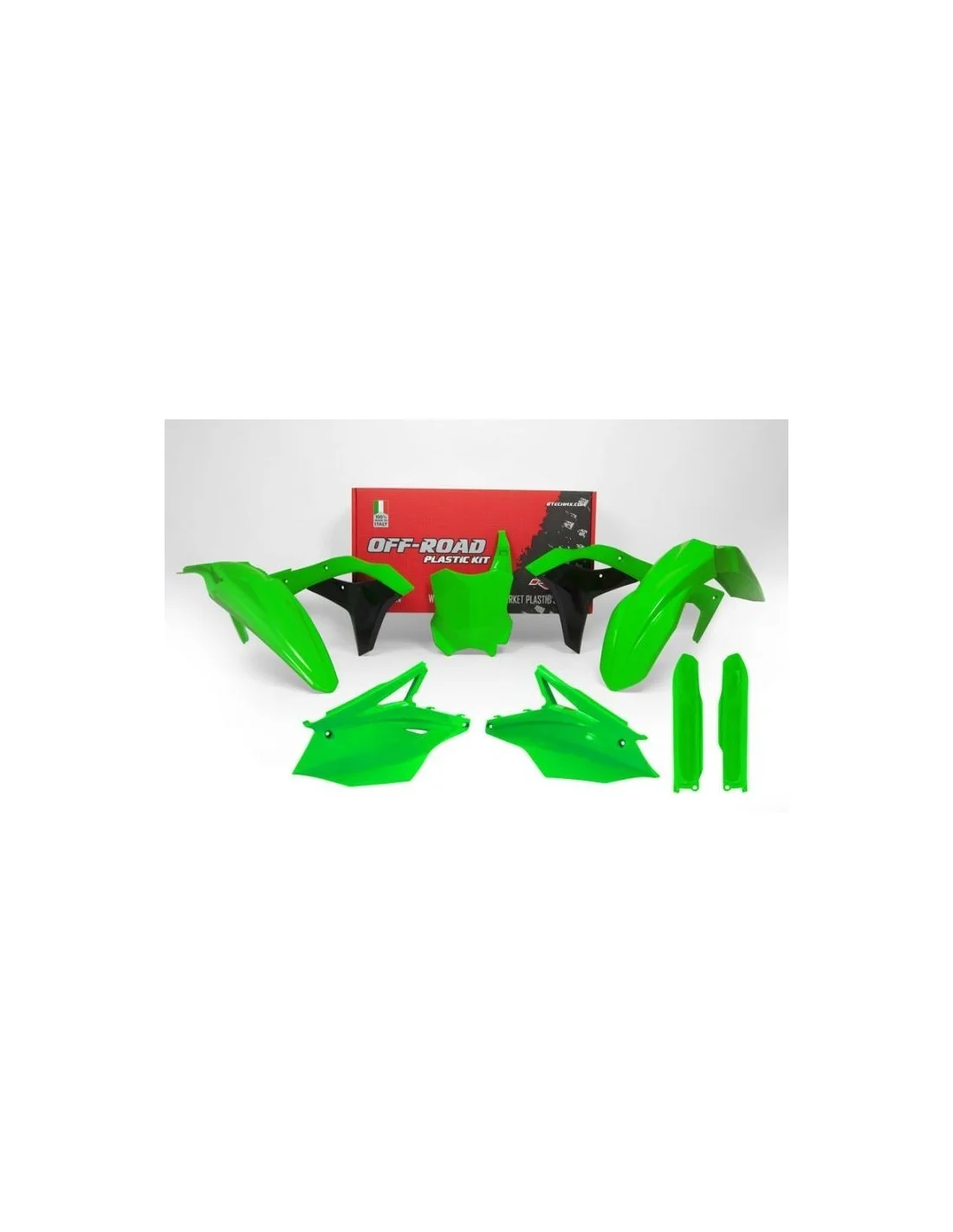 Kit Plastiche Verde Fluo KXF 250 2017-2020 Racetech