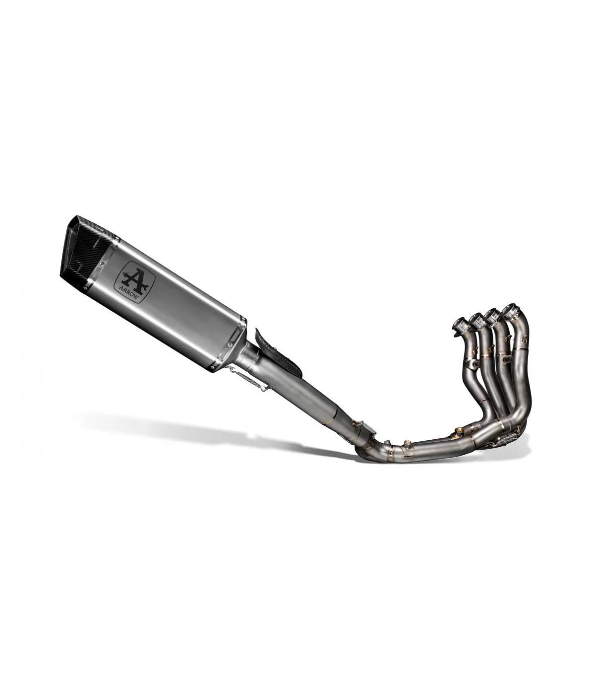 KIT SCARICO COMPLETO SBK ARROW INDY RACE CON FONDELLO IN CARBONIO KAWASAKI NINJA ZX10R 2021-2023