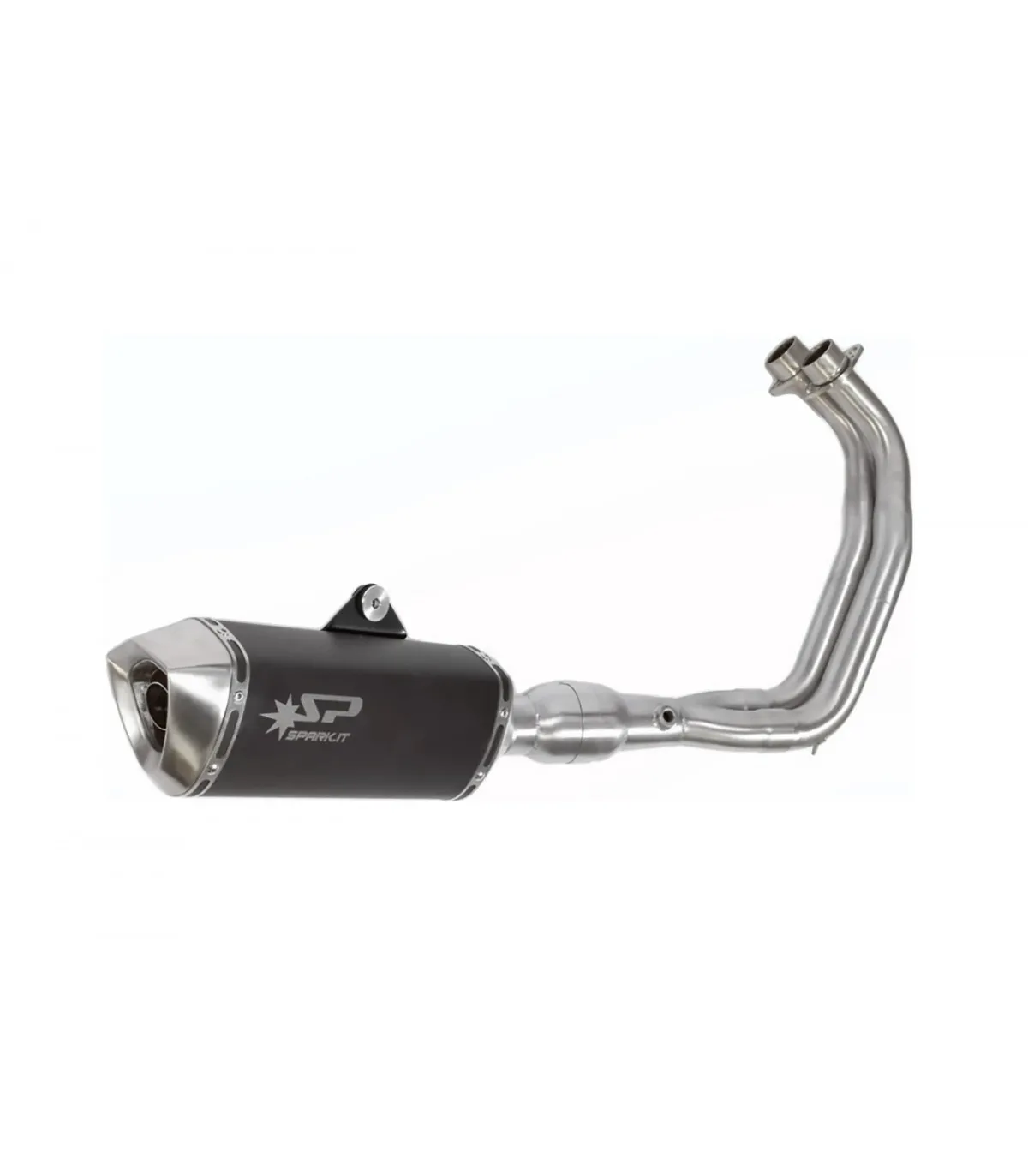 KIT SCARICO COMPLETO INOX AISI 304 CON SILENZIATORE FORCE SPARK YAMAHA MT-7 2014-2020