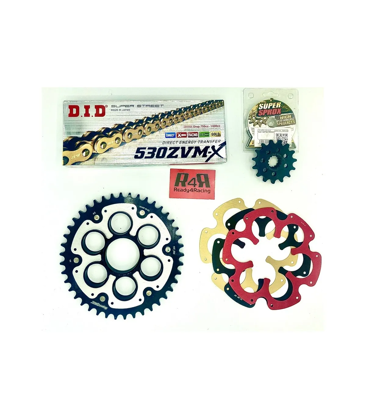 Kit Trasmissione 15-42 DID - SUPERPROX Ducati Multistrada 1200 / DVT / 1260