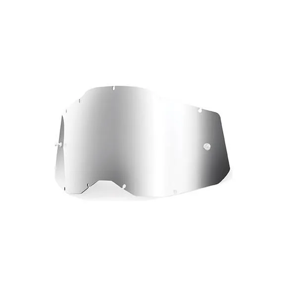 Lente 100% per Strata 2 Accuri 2 Racecraft 2 Specchiata Mirror Silver