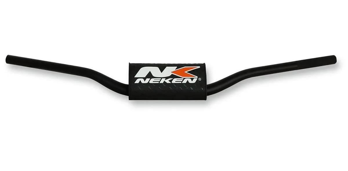 Manubrio Neken Radical da 28.6mm in alluminio colore Nero opaco con paracolpi (Cod. R00025BK)