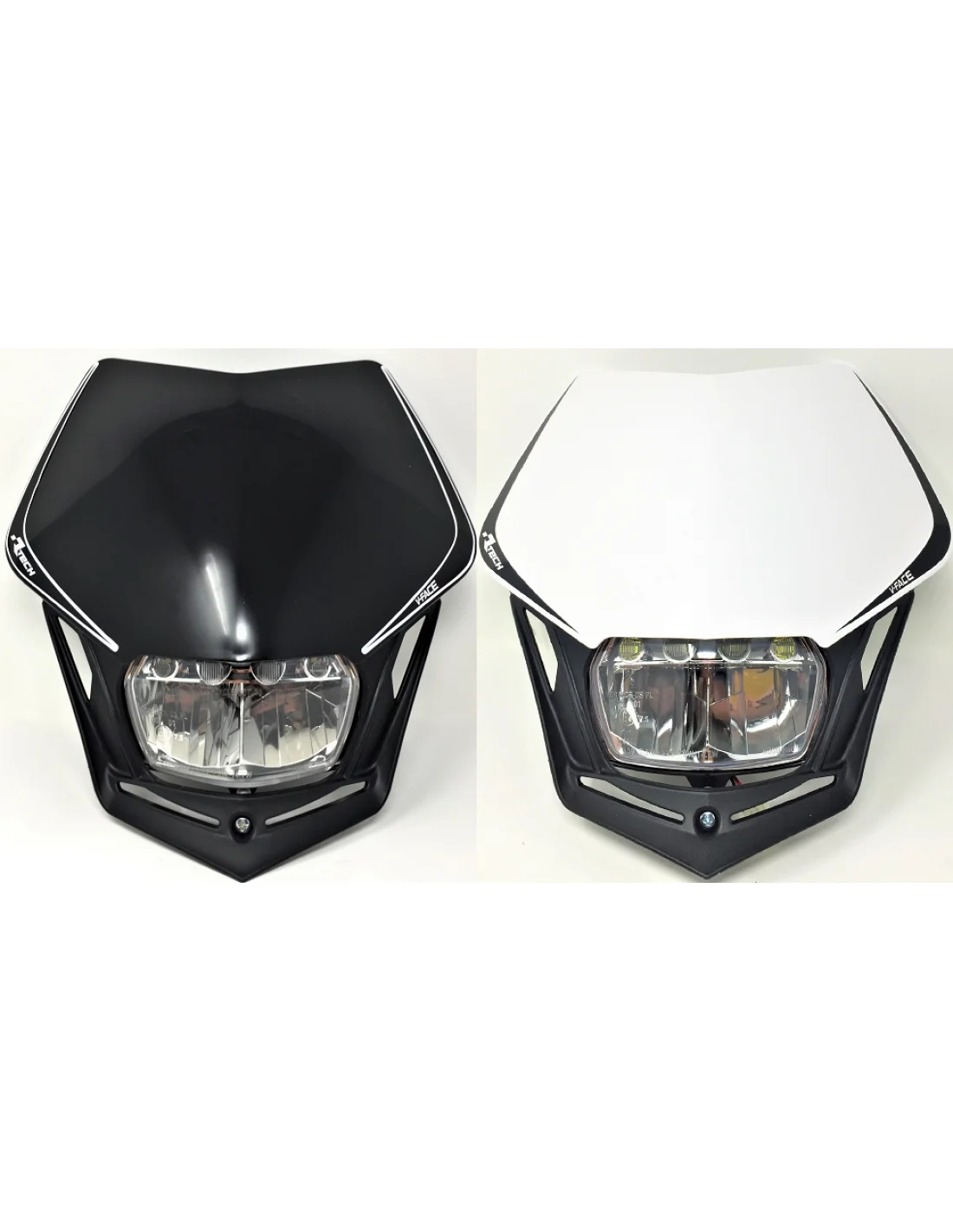 Maschera Portafaro V-Face Full Led Racetech