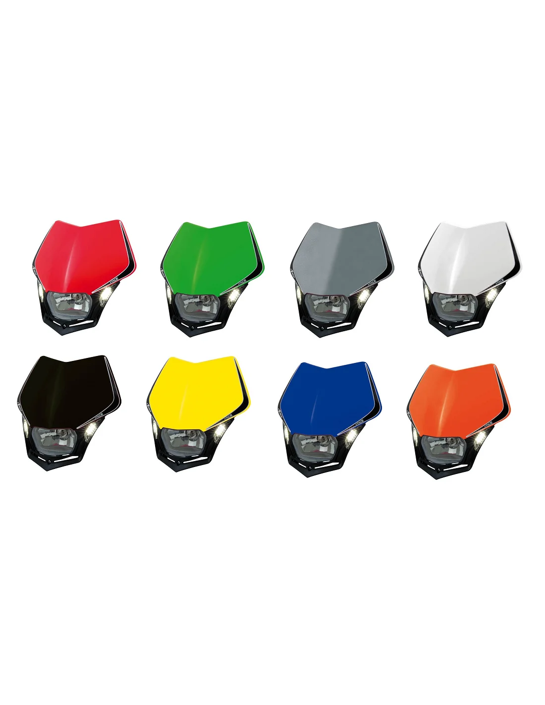 Maschera Portafaro V-Face Led Racetech