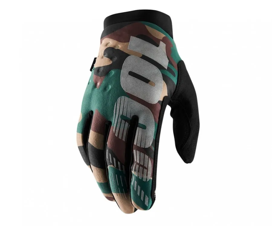 Guanti 100% Brisker COLD WEATHER CAMO/NERO