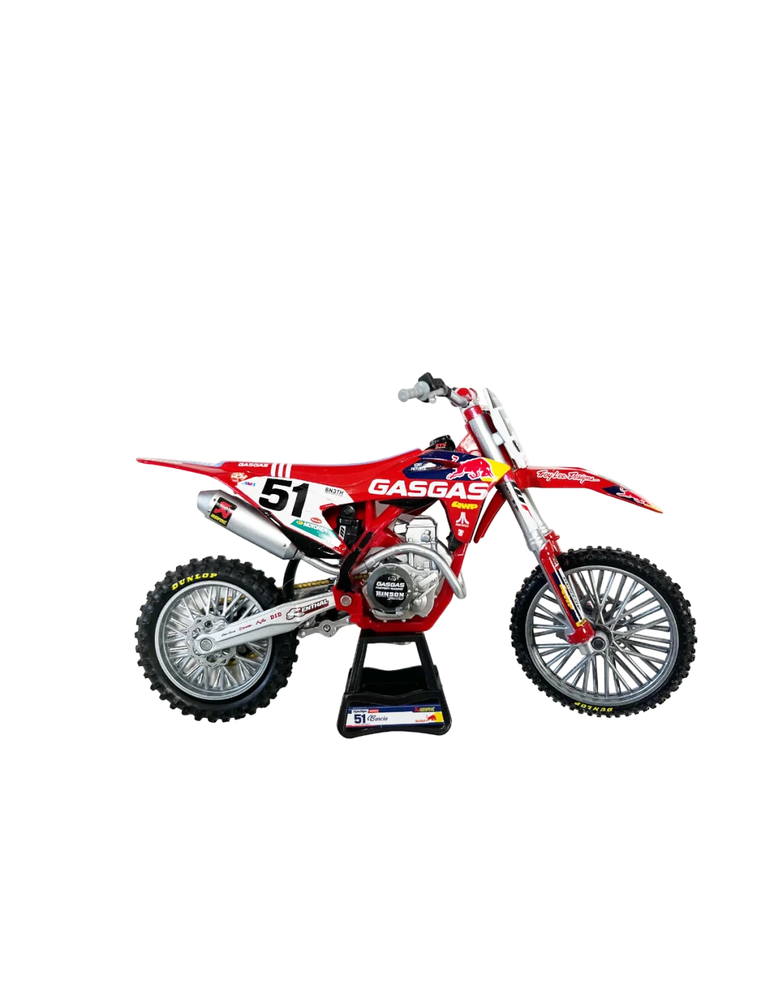 Modellino NewRay REDBULL GASGAS MC450F JUSTIN BARCIA 51 1:12